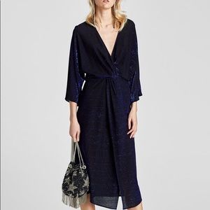 Zara Faux Wrap Dress